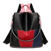 Backpack for Women, Single Shoulder Bag, School Bag, Travel Bag juoda