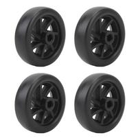 4 Pcs Durable PVC Luggage Wheel Silent Easy Installation Suitcase Wheels Wheel Replacement Kit Trolley Bag juoda