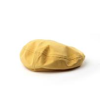 Fashion Cotton Beret Hats Retro British Girl Berets Solid Color Flat Cap Women Girl geltona
