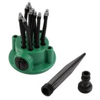 360 Degree Automatic Garden Sprinkler Large Area Water-saving Garden Sprinkler Rotating Nozzle Auto-Rotating Lawn Sprinkler žalia