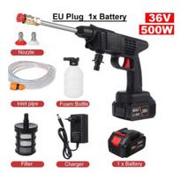 100 barų belaidis aukšto slėgio automobilio plovimo pistoletas, 20000 mAh putų generatorius, vandens purškimo valytuvas, automobilio plovimo mašina, skirta Makita