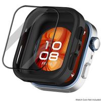 Silicone Case+Tempered Film for Huawei Watch Fit 4/4Pro Smart Watch Bumper Protector for Huawei Watch Fit4 Pro Shell Accessoies for Fit4