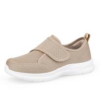 Hot-selling summer shoes men's and women's wide version Velcro walking shoes breathable mesh sports shoes lightweight casual shoes men's 36