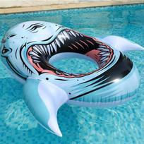 SBART 3D Realistic Orca Head Inflatable Ride-on Float 40cm