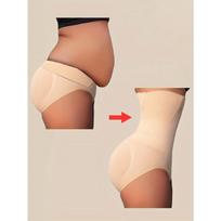 Waist Shaping Panties Waist Trainer Body Shaper Tummy Sheath Woman Flat Belly Control S smėlis