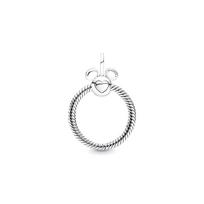 Pandora Disney Series Mickey O Pendant Unisex Jewelry 390076C00 Silver,F