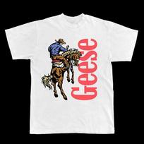 Žąsų juosta Kaubojiškas Rodeo Grafinis Marškinėliai Unisex Indie Rock D Country Tour Prekės Atsitiktiniai Medvilniniai Marškinėliai 2XL