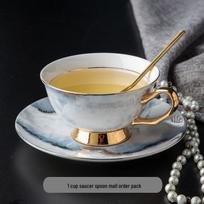 Mei Dao English Afternoon Tea Set: Bone China Coffee Cups & European Small Luxury Ceramic Coffee Ware 200ml