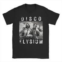 Graphic Printed Disco Elysium Game Fans T Shirt For Unisex  Pure Cotton Tshirts Short Sleeve Tops S