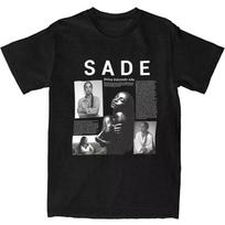 Sades Tour Concert TShirts Summer Singer Sades Y2K Casual T Shirt Cotton Harajuku Tee Shirt for Mens ShortSleeved Design Tops M