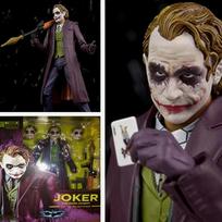 15cm Anime SHF Tamsusis Riteris Heath Ledger Džokeris V2 Veiksmo figūrėlės Filmo modelis Madingi žaislai Darbalaukio dekoracija Dovanos Kolekcionuojami