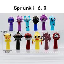 New 6 style12pcsSet Mini Sprunki Action Figure Toy Cartoon Movie Sprunki Wenda Model Doll Figurines Kids Gift