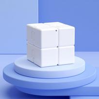 SENGSO Infinity Cube,Fidget Cube New Version Fidget Finger Toys for Stress and Anxiety ReliefADHD, Ultra Durable Sensory Gifts balta