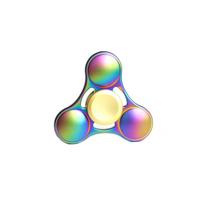 Colorful Rainbow Fidget Spinner Metal Hand Spinner For Autism Rotation Anti Stress Toys Kids Children Gifts