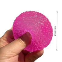 Squishy Ice Ball Maltose Fidgets Toy Super Soft Pink Mochi Slow-rebound Squeeze Toy Anti-Stress Toy for Adults Hand Exercise rožinė