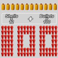 Soft EVA Foam Darts Stress S Toy Gun Shells Bullets Reusable Accessories Shooting Games for Guns Toy M1911 G17 USP