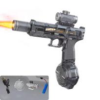 Children Simulated Flame Electric Water Gun Toys Summer Outdoor Beach Pool Fight Game Kids Automatic Sensor Lights Watergun Gift