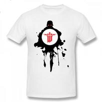 Wolfenstein T Shirt Wolfenstein TShirt 4xl Classic Tee Shirt Cotton Short Sleeves Graphic Unisexs Fun Tshirt S