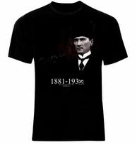 Mustafa Kemal Ataturk Turkija Marškinėliai 100% Medvilnė Apvalus Kaklas Vasariniai Trumpomis Rankovėmis Laisvalaikio Unisex Marškinėliai Dydis S3XL S gray