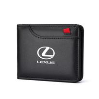 PU Odos Vyriška Piniginė Vairuotojo Pažymėjimo Dėklas Kortelių Laikiklis Skirta Lexus IS250 Ct200h LS430 LX570 NX300h IS300h RX330 ES300h UX250h juoda