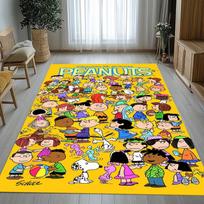 Cute Snoopy Dog Cartoon Living Room Non-Slip Area Rug Soft Carpet for Bedroom Kids Playroom Sofa,Home Decor Doormat Gift 40x60cm