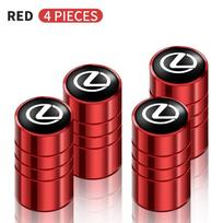 4PCS Metal Car Wheel Tire Valve Air Stem Cap For Lexus F-SPORT ES RX NX LS UX LM LX GX LC RZ IS CT GS RC HS SC TX L Accessories