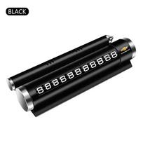 Car Safety Hammer Multifunctional Aromatherapy Temporary Car Parking Plate For Chevrolet Cruze Captiva Trax Malibu Sail juoda