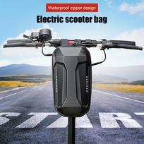 Universali elektrinio paspirtuko vairo krepšys 3L Didelės talpos EVA Kietas korpusas Priekinis Vandeniui atsparus Priekinis Pakabinamas Krepšys Kugoo M4 China Mainland