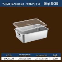 Xiangchong Extra-Thick 304 Stainless Steel Gastronorm Pan with Handles