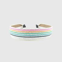 Lara Twinkle Stripe Hairband P Silver LALAH081 3305945