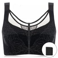 Adjustable Wirefree Underwear Thin Mold Cup Women's Lace Bra Full Cup 105 B C D E 42/95F vyno raudonos spalvos