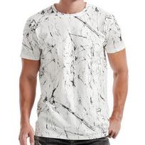 Men's Short-sleeved Tie-dye Top T-shirt L smėlis