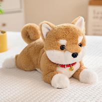 Simulated Husky Shiba Inu Dolls, Puppy Dolls, Children's Sleeping Plush Toys, Dog Dolls, and Stuffed Toys 28cm