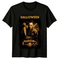 Helovinas (1978 m) Filmo plakato įkvėpti marškinėliai Retro 80-ųjų T-shirt L
