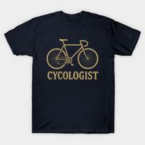 Men Black Print T-shirt Retro-Cycologist-Vintage-Cycling No-Cut Transfer Paper Print Cotton Tshirt 2XL tamsiai mėlyna