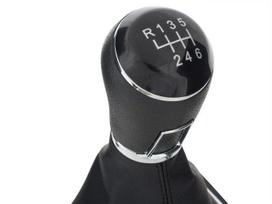 VW Golf VI 08-13 BLACK gear shift knob + 6-gear gaiter