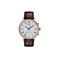 Tissot Carson Series Quartz Movement Water Resistant Date Display Roman Scale Business Retro Watch Men watches Silver T122.417.36.033.00 Silver Dial