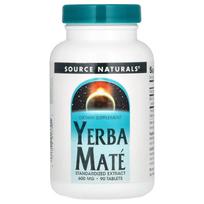 Source Naturals Yerba Mate 600 mg, 90 Tablets 90 pcs - 1 ea