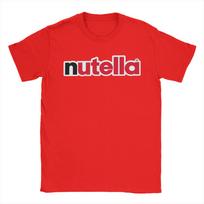 Nutella logotipo marškinėliai, marškinėliai iš medvilnės paplūdimiui, unisex madingi marškinėliai su raštu, trumparankoviai street wear marškinėliai S