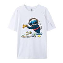 Scuba Diving Snorkeling Sloth Lazy Tshirt Hip Hop Male T Shirt Street Tops Tees Shirt Unisexs Designer T Shirt S