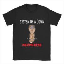 System of A Down Printed TShirts for Men Women Music Vintage Pure Cotton Tees Crew Neck Short Sleeve T Shirts Plus Size Clothes M