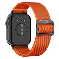 Elastic Nylon Loop Watch Band For Huawei Watch Fit 5/4/3 Strap Replacement Wristband for Huawei Fit4Pro Fit5 Pro Bracelet Accessories Huawei Watch Fit 5/5Pro oranžinė