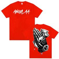 Anuel AA Real Hasta La Muerte Merch Tshirt Unisex's High Street Fashion Vintage T-shirts Unisex Comfort Short Sleeve Loose T Shirts 4XL