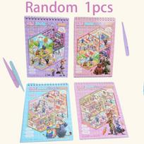 Disney Zootopia Miniature 8 Scene Set Landscape Building Stickers Fun For Kids Stress Relief Stickers Diary Book DIY Decoration@