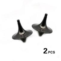 2PCS  Movie Totem Metal Gyro Silver Hand Spinning Top Fingertips Small Cyclone Gyroscope Fidget Toys For Children Gifts juoda
