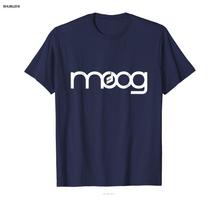Fashion Unisex T shirt Moog Classic Black Logo T Shirt Funny male brand teeshirt Unisex summer cotton t shirt S
