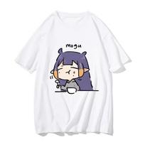 Unisex Breathable Sweat Absorbent Durable Stitching 100 Cotton Tees TShirt Unisex Regular Clothes Oversized Summer Short Sleeve S