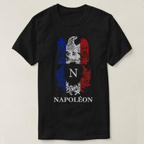 French Flag Napoleon Bonaparte Eagle Emblem Insignia TShirt 100 Cotton ONeck Short Sleeve Casual Unisexs Tshirt Size S3XL S