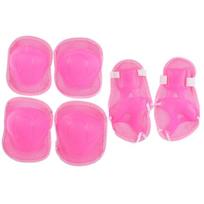For Roller Skating Cycling For  Boy Girl  Knee Protector Safety Guard Knee Elbow Pad Sets Skating Protective Gear Set rožinė