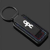Rankomis Siūtas Anglies Pluošto Automobilio Emblemos Raktų Pakabukas Raktų Žiedas Opel OPC OPCLine Astra H G Insignia Mokka Zafira Corsa Stiliaus Aksesuarui black